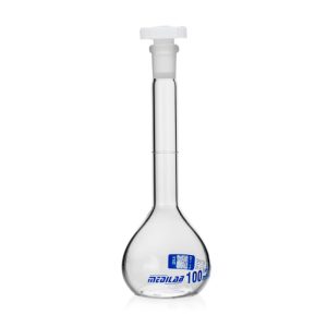 Matraz Agorado de 25ml, con tapa, Clase A.